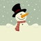 Happy snowman