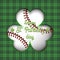 Happy St. Patrick`s day and baseball ball