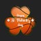 Happy St. Patrick`s day and basketball ball