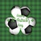 Happy St. Patrick`s day and soccer ball