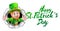 Happy St Patricks Day Leprechaun Cartoon