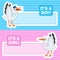 Happy Stork Banners or Stickers Set