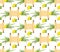 Happy Sukkot seamless pattern. Jewish holiday nuts endless background.