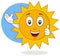 Happy Summer Sun Character