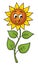 Happy sunflower theme image 1