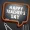 Happy Teacher\'s Day Poster Concept