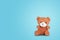 Happy teddy bear friend background