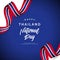 Happy Thailand National Day Vector Design Illustration