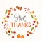 Happy Thanks giving vector background