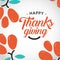 Happy Thanks Giving Vector Template Design Illustration