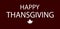 Happy Thanksgiving Amazing Text illustration Design