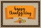 Happy Thanksgiving autumn vegetables design