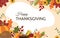 Happy Thanksgiving Day Food Background Thanks Giving