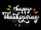 Happy Thanksgiving greeting card, poster, banner