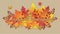 Happy ThanksGiving Leaves Fall Tablecloth