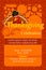 Happy Thanksgiving Party invitation background