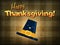 Happy thanksgiving, pilgrim hat