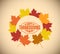 Happy thanksgiving stamp illustration