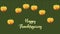 Happy Thanksgiving style background animation