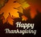 Happy thanksgiving vector background