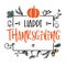 Happy Thanksgiving Vector Illustration concept