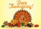 Happy Thanksgiving wishes as a digital card design