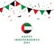 Happy UAE Independent Day Vector Template Design Illustration