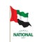 Happy UAE National Day Vector Template Design Illustration