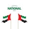 Happy UAE National Day Vector Template Design Illustration