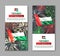 Happy United Arab Emirates national day flyers