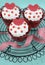 Happy Valentine red velvet cupcakes