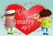 Happy valentine\'s day. The boy gives boy bouquet on background of the heart. Declaration of love, a proposal to marry, the concep