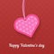 Happy Valentine\'s day greating card