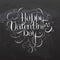 Happy Valentine`s DAY hand lettering