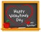 Happy Valentine`s Day, Love My Teacher Chalkboard