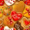 Happy Valentine\'s day seamless background