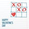 Happy Valentine\'s day xoxo greating card.