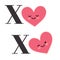Happy Valentines Day greating card. Xo-Xo.