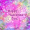 Happy Valentines Day grunge hearts abstract background