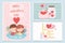 Happy valentines day happy valentines day cute couple with balloon heart message love banners