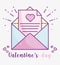 Happy valentines day, mail envelope letter hearts love romantic