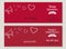 Happy Valentines day sale social media covers set