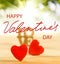 Happy valentines day with stylized hearts