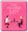 Happy Valentineâ€™s Day Vector Illustration