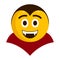 Happy vampire emoji icon