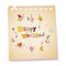 Happy Weekend notepad paper message