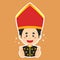 Happy West Nusa Tenggara Character Sticker