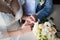 Happy woman, man sitting at table in cafe, restaurant. beautiful couple of young people talking, holding hands, smiling