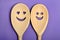 Happy wooden spoon