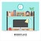 Happy WORKPLACE Simple work space at home or office